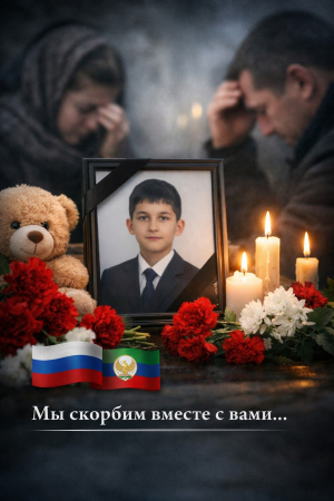 Дагестан выражает соболезнования в связи с трагедией в городе Одинцово