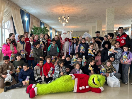 В Дагестане прошло новогоднее мероприятие для палестинских детей